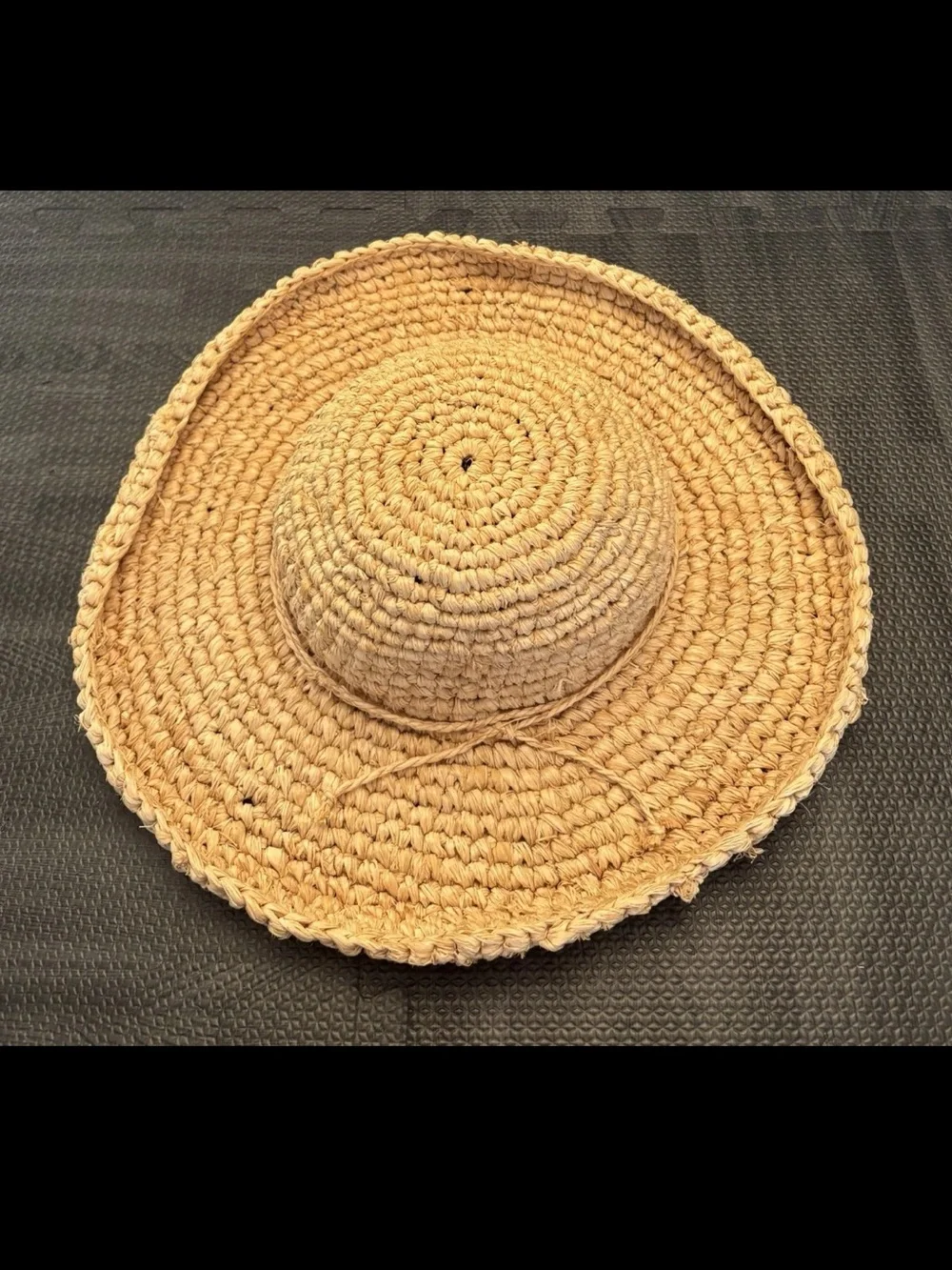 Women's OS Raffia Sun Hat Straw Hat Sun Cover Lightweight Boho Beach